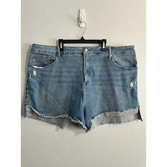 Good American High Waist Good Curve Shorts Size 22 New with Tags - Picture 2 of 6